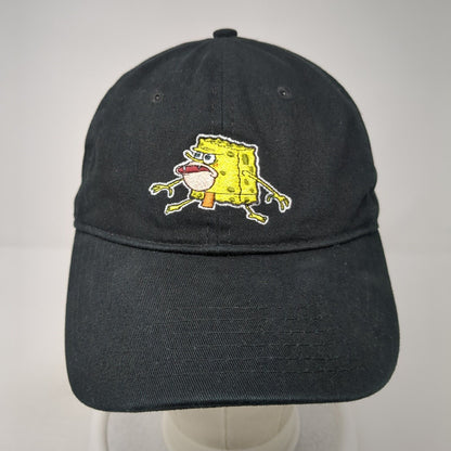 SpongBob Squarepants Slideback Baseball Cap Black OS Adjustable Nickelodeon