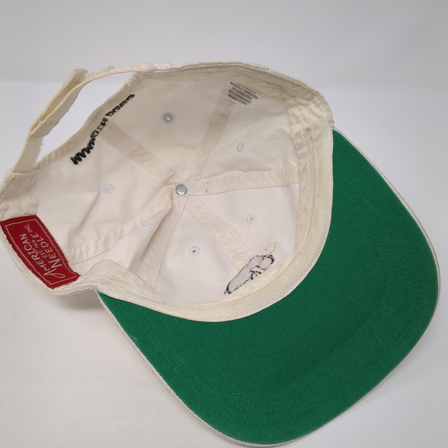 Mammoth Dunes Strapback Hat White One Size American Needle 6 Panel
