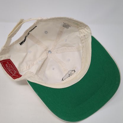 Mammoth Dunes Strapback Hat White One Size American Needle 6 Panel