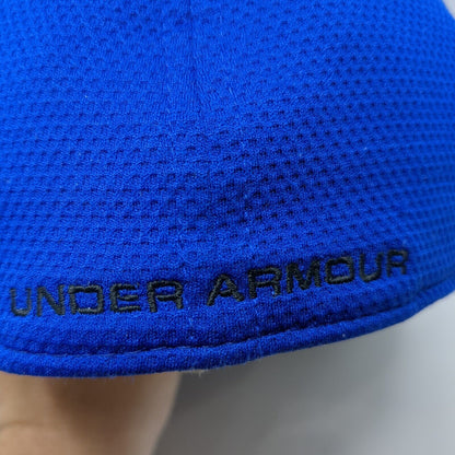 Under Armour Youth FItted Hat Blue XS/S Classic Fit Embroidered Polyester