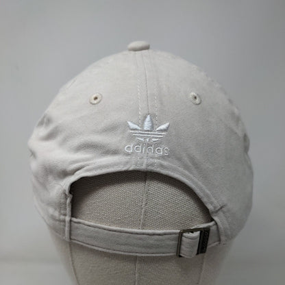 Adidas Trefoil Women's Slideback Hat Tan OSFW Embroidered 3 Stripes