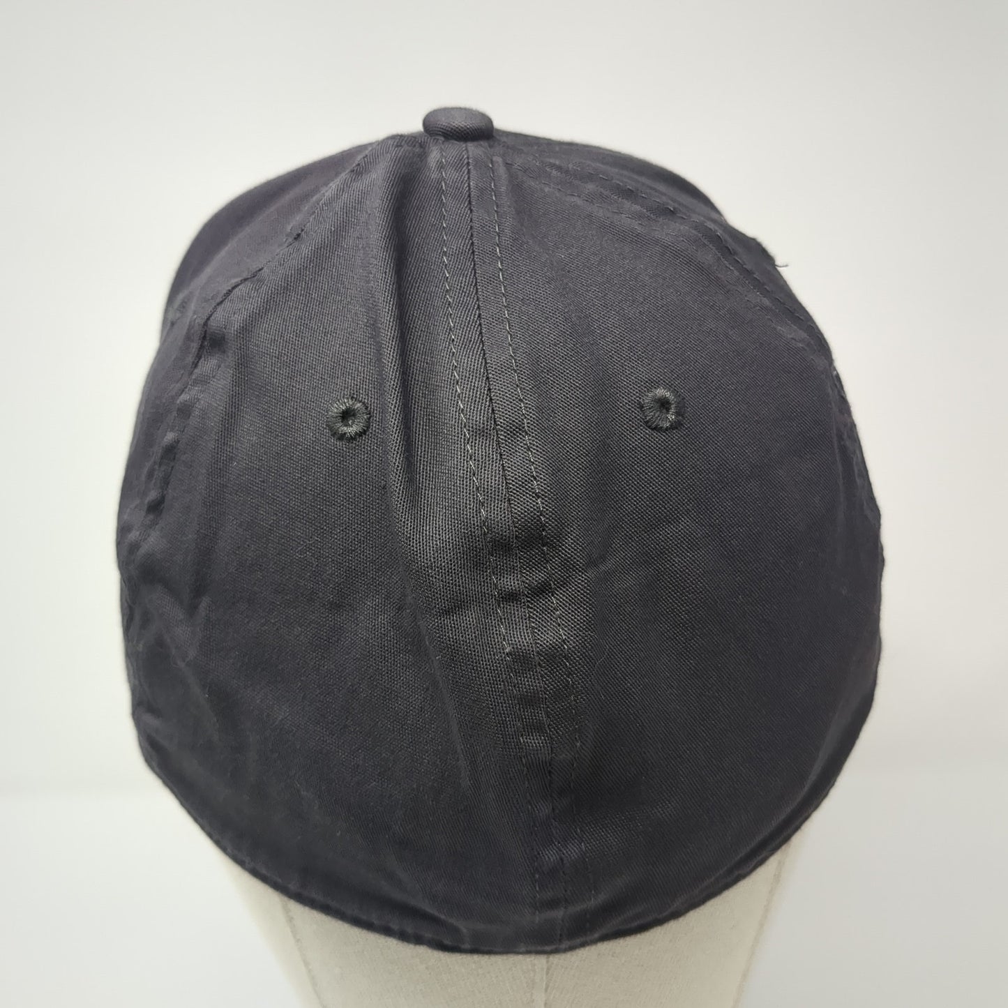 ZoomLock Fitted Hat Gray Large Embroidered 6 Panel New Era 39Thirty