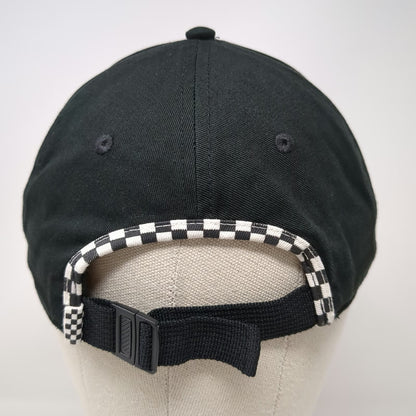 Vans 5 Panel Black One Size Hat Checkered Off The Wall Graphic Slideback