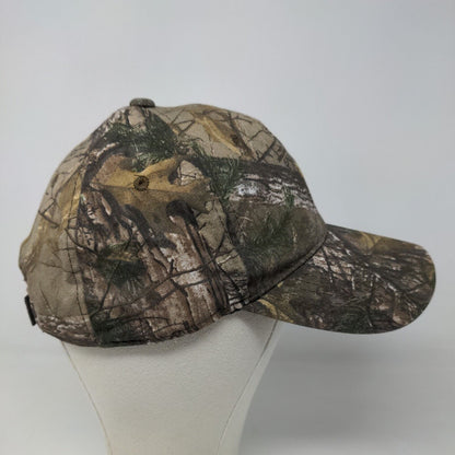 Signatures Men's Strapback Camo Hat Realtree Size OSFA Graphic Logo