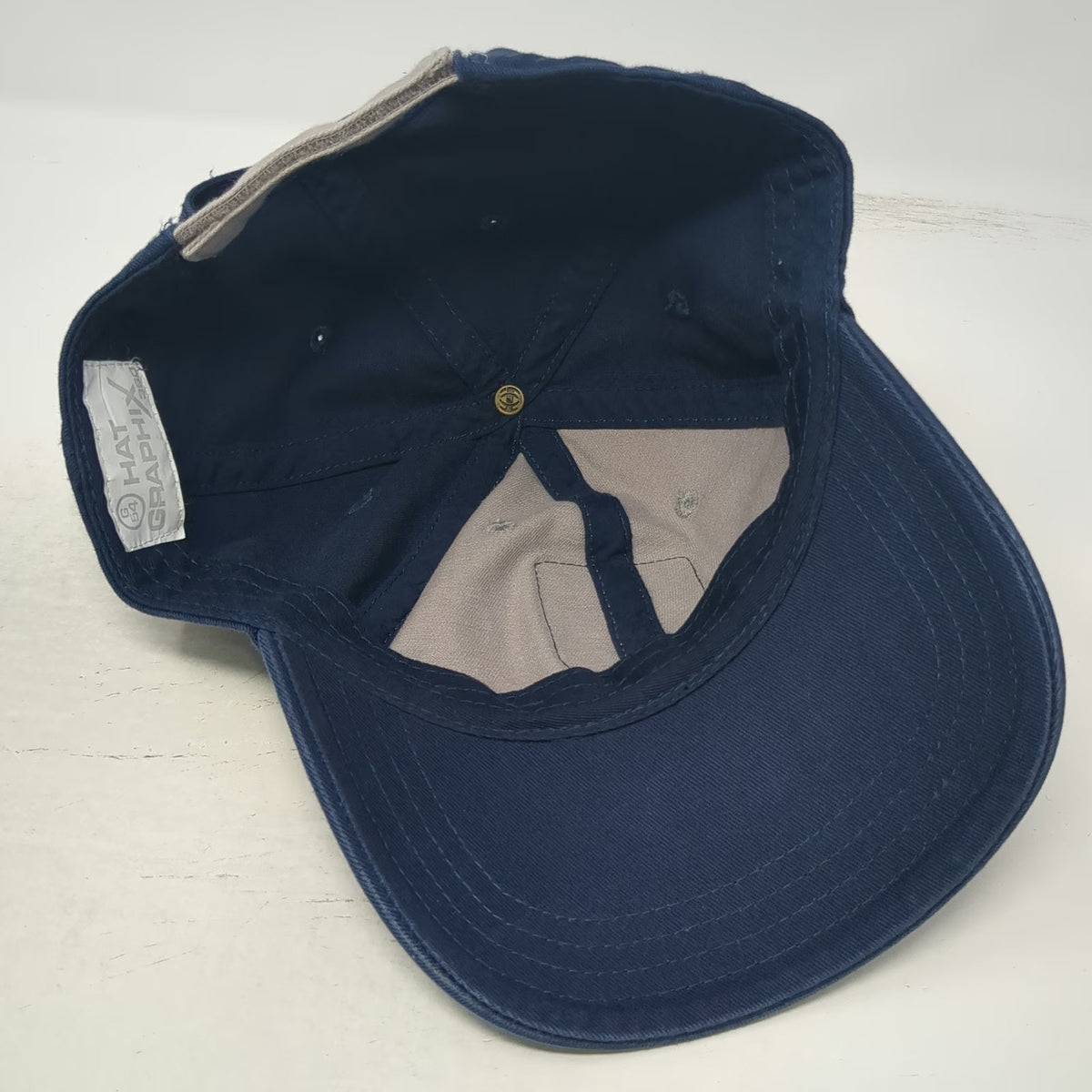 Hat Graphix Baseball Cap Blue One Size Salt Lake Utah Mountain Patch Strapback