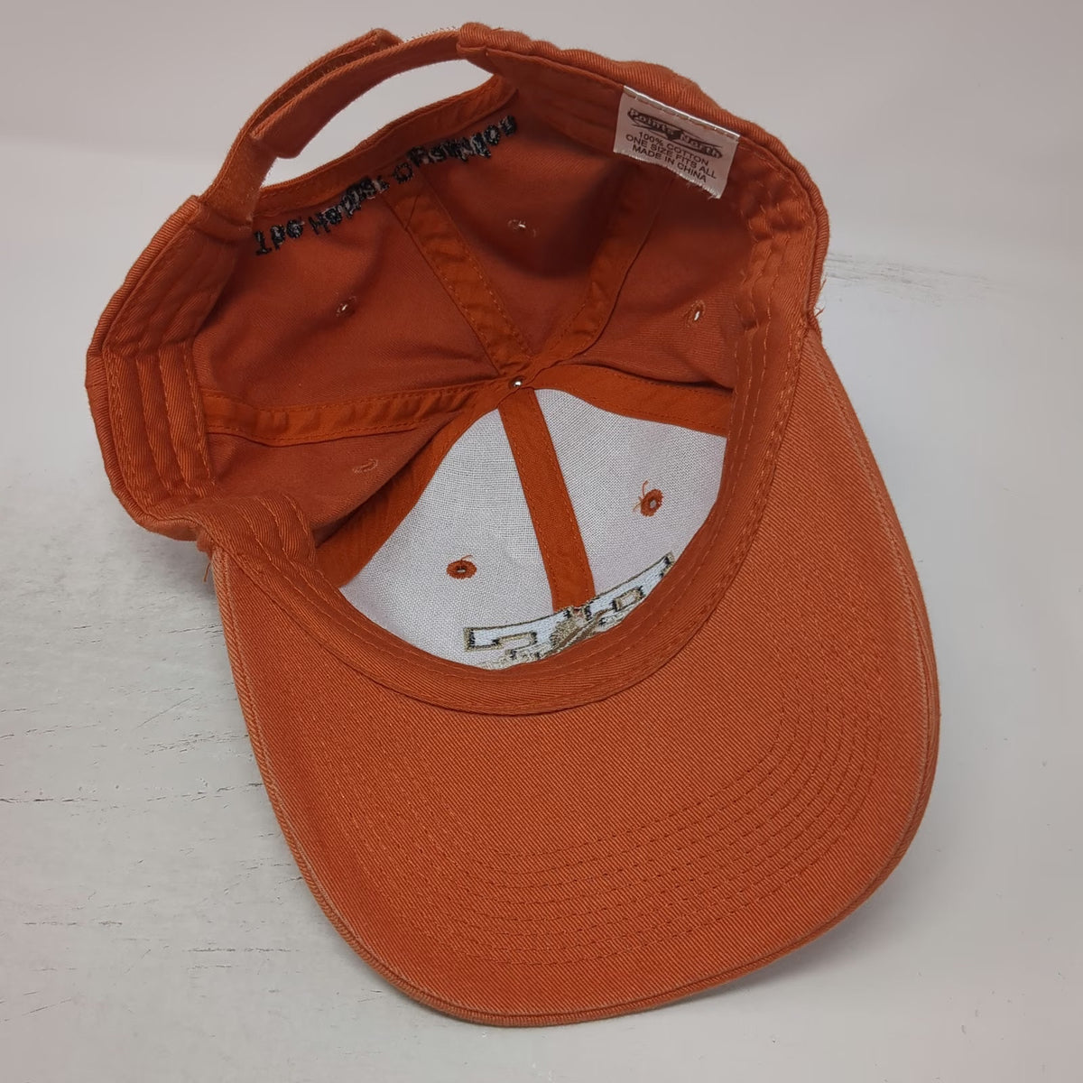 Points North Orange One Size Baseball Cap Hat Pheasants Forever Habitat Org