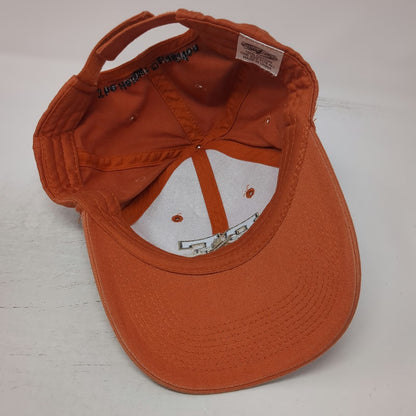 Points North Orange One Size Baseball Cap Hat Pheasants Forever Habitat Org