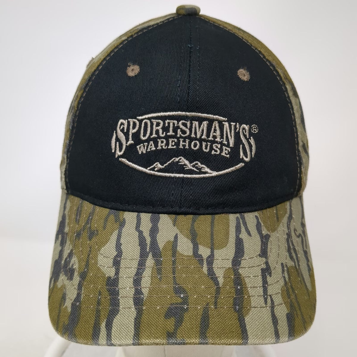 Outdoor Cap 5 Panel Green Camo Sportsman's Warehouse One Size Snapback Hat