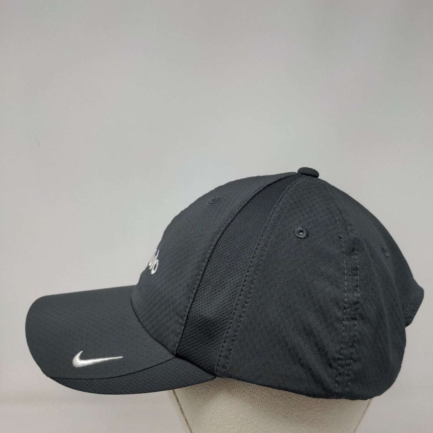 Qumulo Strapback Golf Hat Gray OSFM Adjustable Heritage86 Nike Dri-Fit