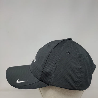 Qumulo Strapback Golf Hat Gray OSFM Adjustable Heritage86 Nike Dri-Fit