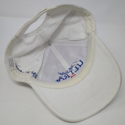 Michelob Ultra Strapback Baseball Cap White One Size Adjustable Embroidered