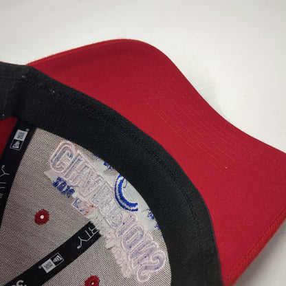 Chicago Cubs MLB New Era Baseball Cap Red L 2016 World Series Champions Hat 3930
