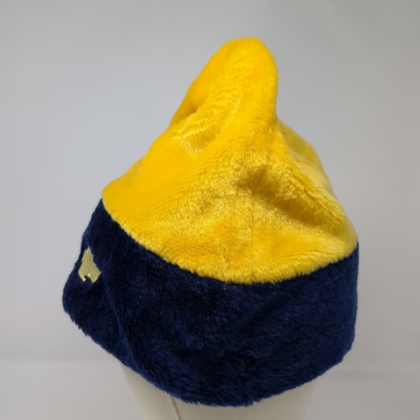 Indiana Pacers NBA Beanie Hat Yellow Blue One Size Chevy Chevrolet Logo Pom Fur