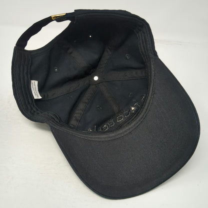 Taco Bell Logo Baseball Cap Black One Size Tonal Embroidery Slideback Cotton Hat