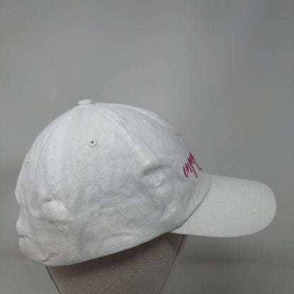 Engaged With Days Slideback Hat White One Size Embroidered Big X