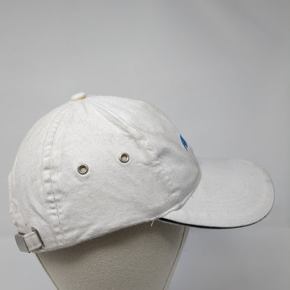Amgen Slideback Hat White One Size Adjustable Embroidered 6 Panel AMC