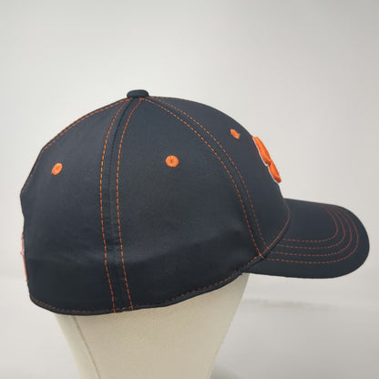Black Clover Baseball Cap Orange XL Memory Fit Live Lucky Contrast Stitch Hat