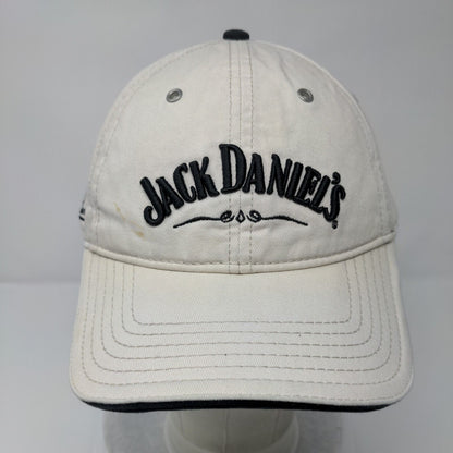 Jack Daniel's Slideback Hat Tan OSFM Adjustable Embroidered 6 Panel