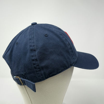 '47 Baseball Cap Blue One Size Adjustable Slideback Embroidered Letter P Hat