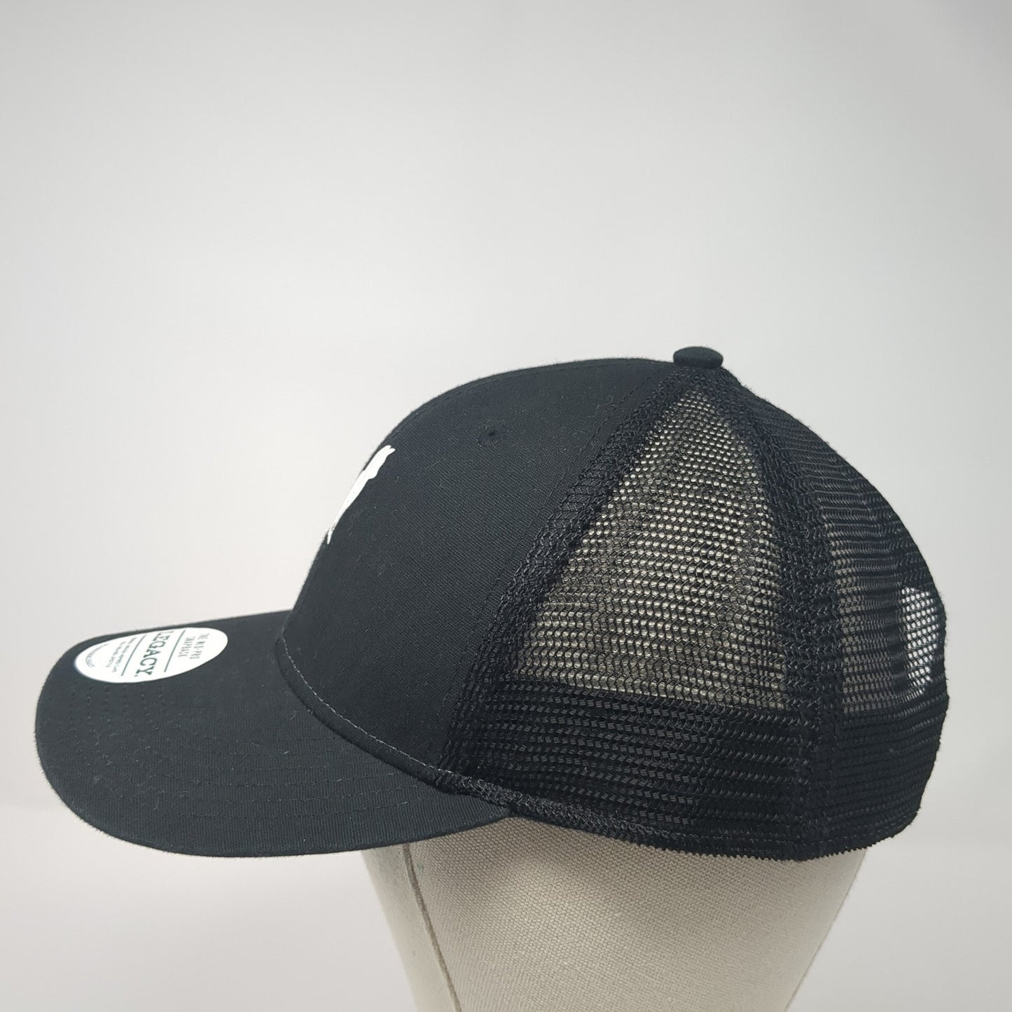 Cat Snapback Mesh Back Trucker Hat Black One Size Adjustable Legacy