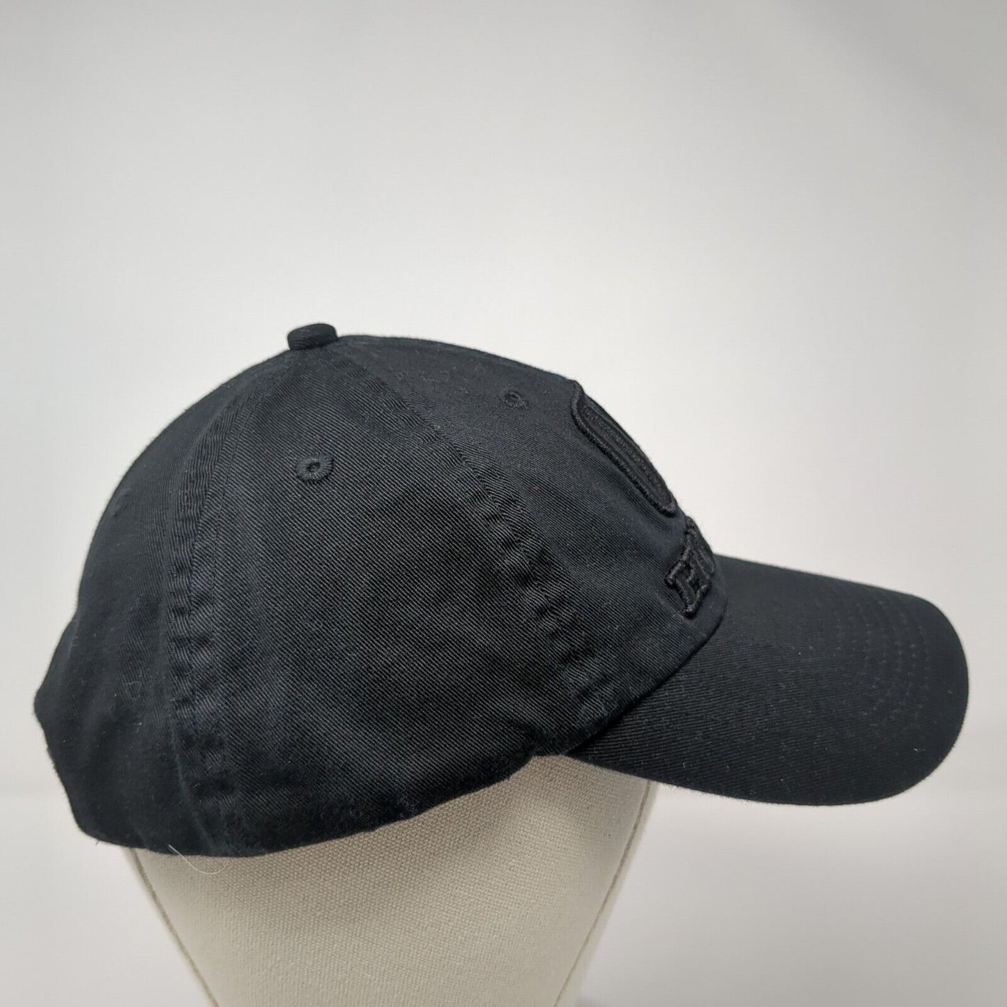 Honda Strapback Baseball Cap Black One Size Adjustable Embroidered 6 Panel