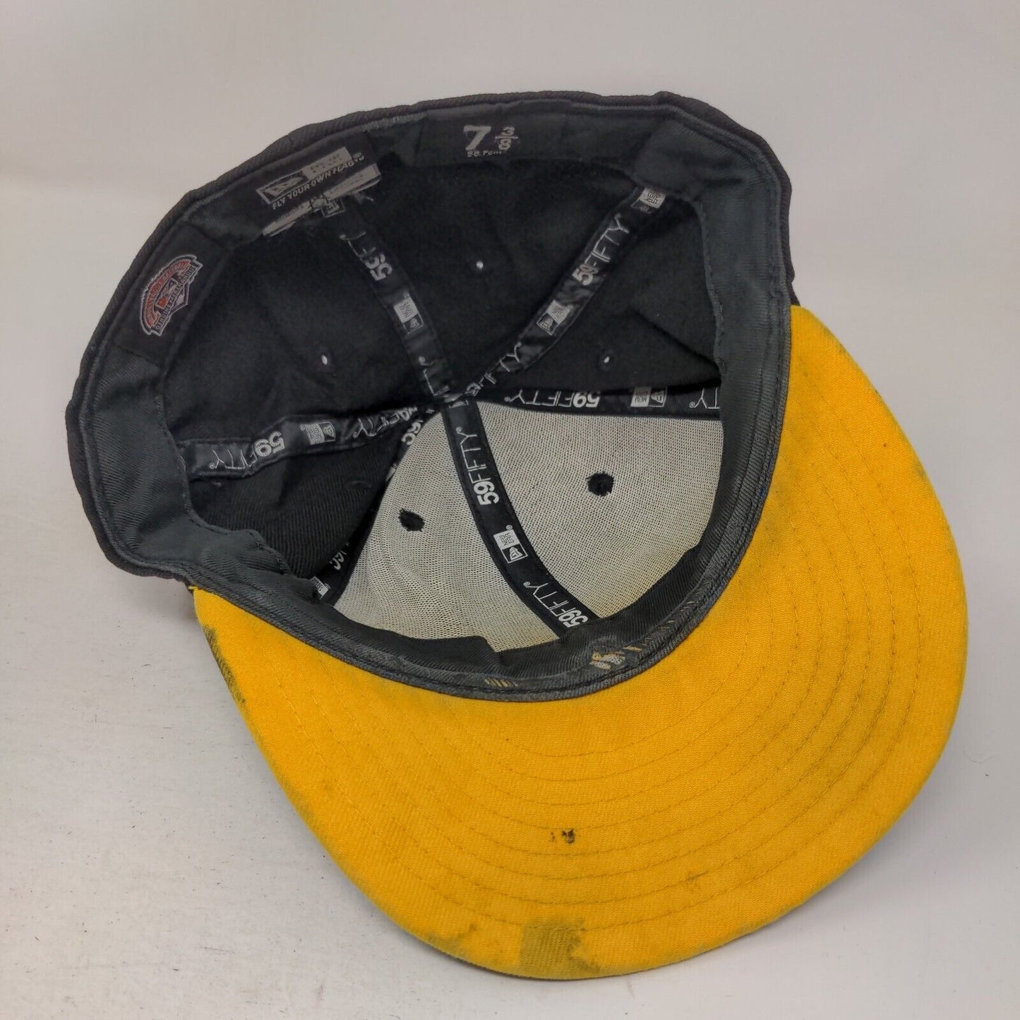 Jacksonville Suns Fitted Hat Brown Gray 7 3/8 Distressed MiLB New Era 59Fifty