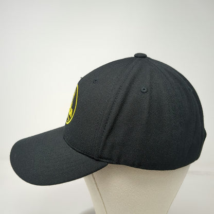 Yupoong 5 Panel Black One Size Idaho Pizza Company Snapback Hat Embroidered