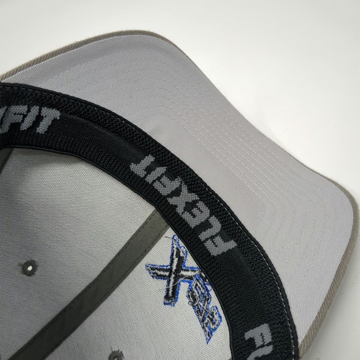 Flexfit Baseball Cap Gray XL X 275 The New World Order Hat Fitted Curved Brim