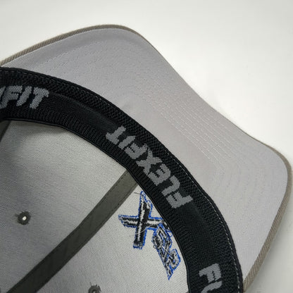 Flexfit Baseball Cap Gray XL X 275 The New World Order Hat Fitted Curved Brim