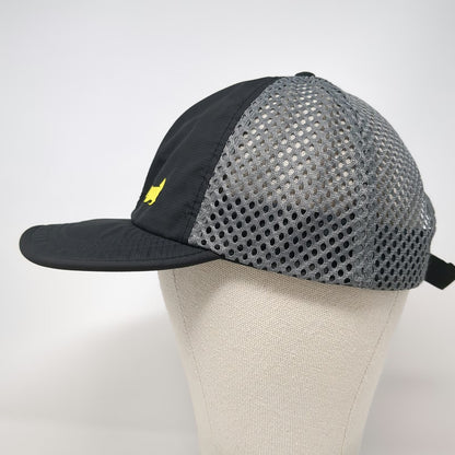 Richardson Baseball Cap Black One Size Fish Logo Mesh Back Fishing Hat 935