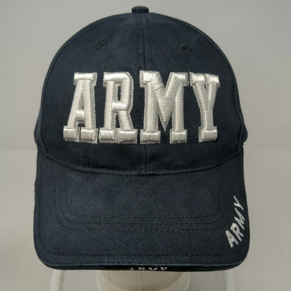 Rothco Baseball Cap Black One Size Strapback Embroidered Army Military Logo Hat