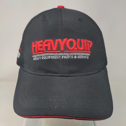 Heavyquip Fitted Hat Black One Size Heavy Equipment Parts & Service
