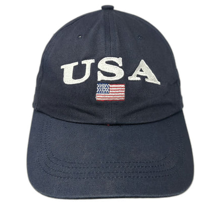 Ahead Baseball Cap Blue One Size USA North Jersey Country Club Slideback Hat