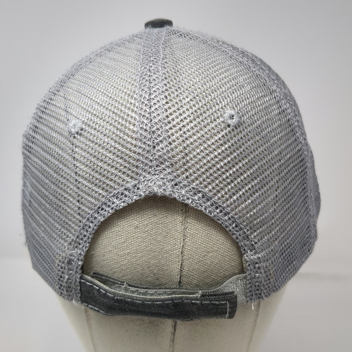 Katydid Baseball Cap Gray One Size I Can't Adult Today Distressed Mesh Hat