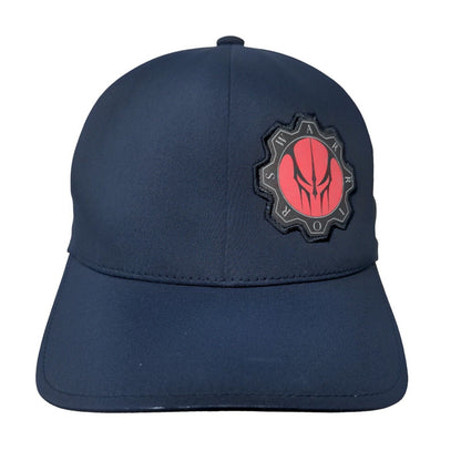 Warriors Fitted Hat Blue S/M Lightweight Embroidered 6 Panel Flexi Fit Delta