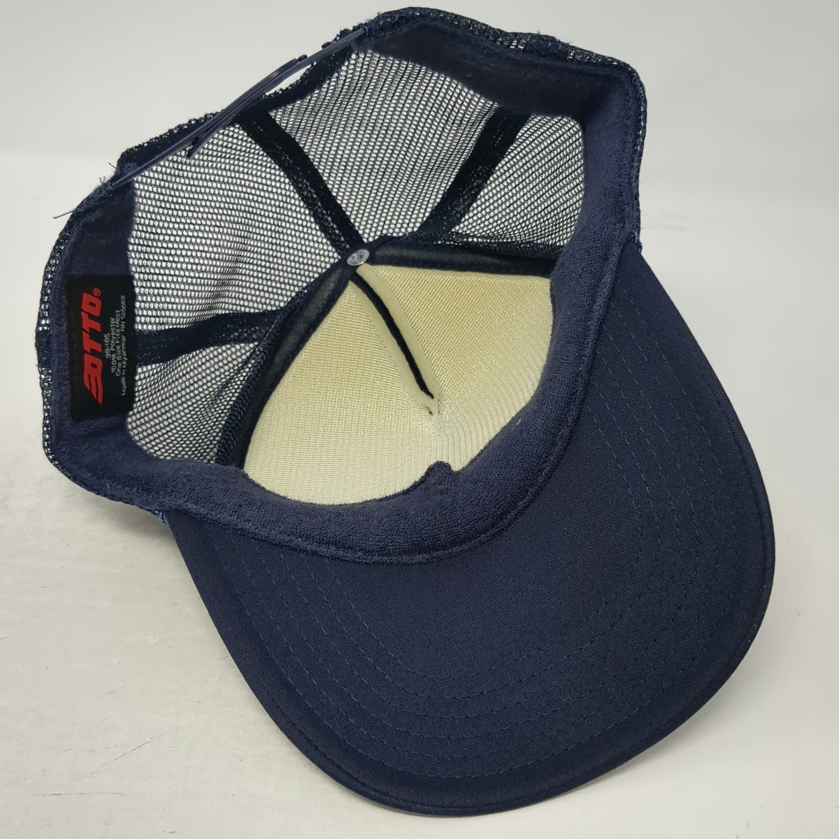 Otto Trucker Hat Blue One Size Montauk Brewing Co Mesh Rope Snapback Beer NY