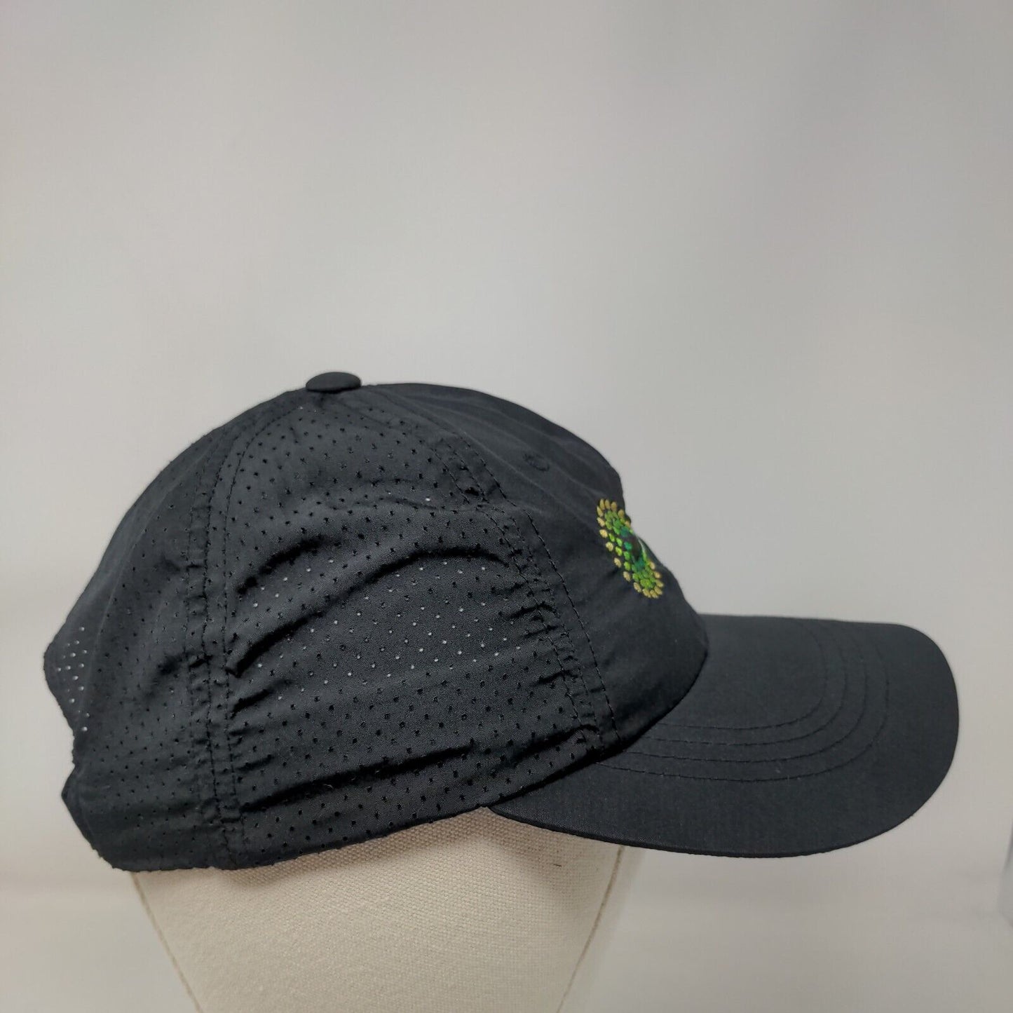 Trulieve Strapback Hat Black One Size Embroidered Laser Cut Port Authority