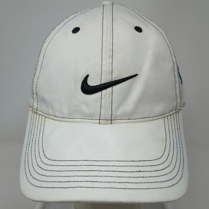 Nike Baseball Cap White One Size SAS Logo Contrast Stitching Polyester Golf Hat