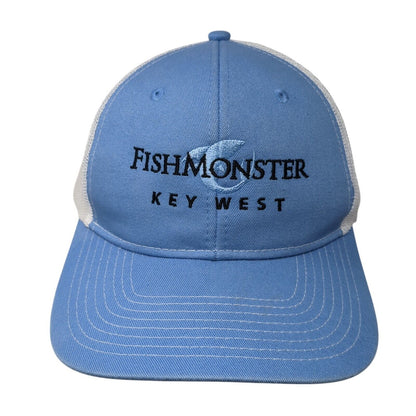 Fish Monster Key West Snapback Mesh Back Trucker Hat Blue One Size