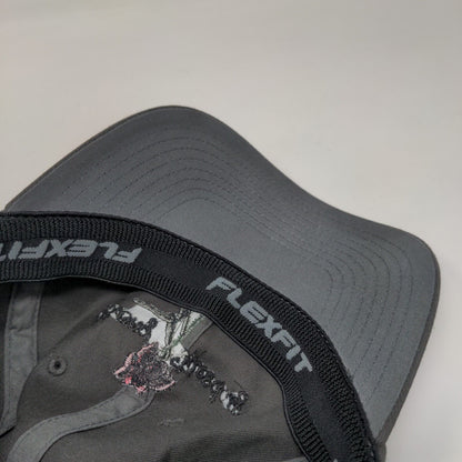 Strong Tuesday Fitted Hat Gray L-XL Embroidered Flexfit Yupoong