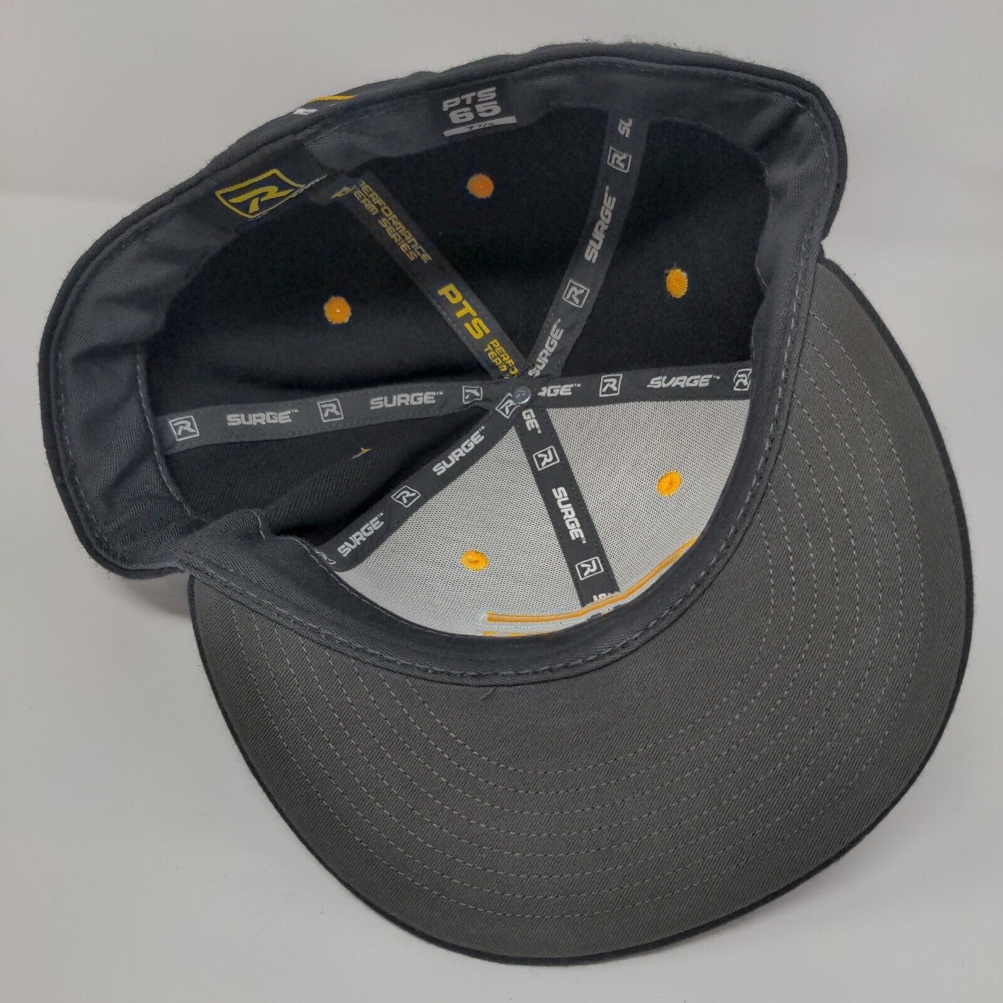 G Mats Football Fitted Hat Black 7 7/8 Richardson Performance Series