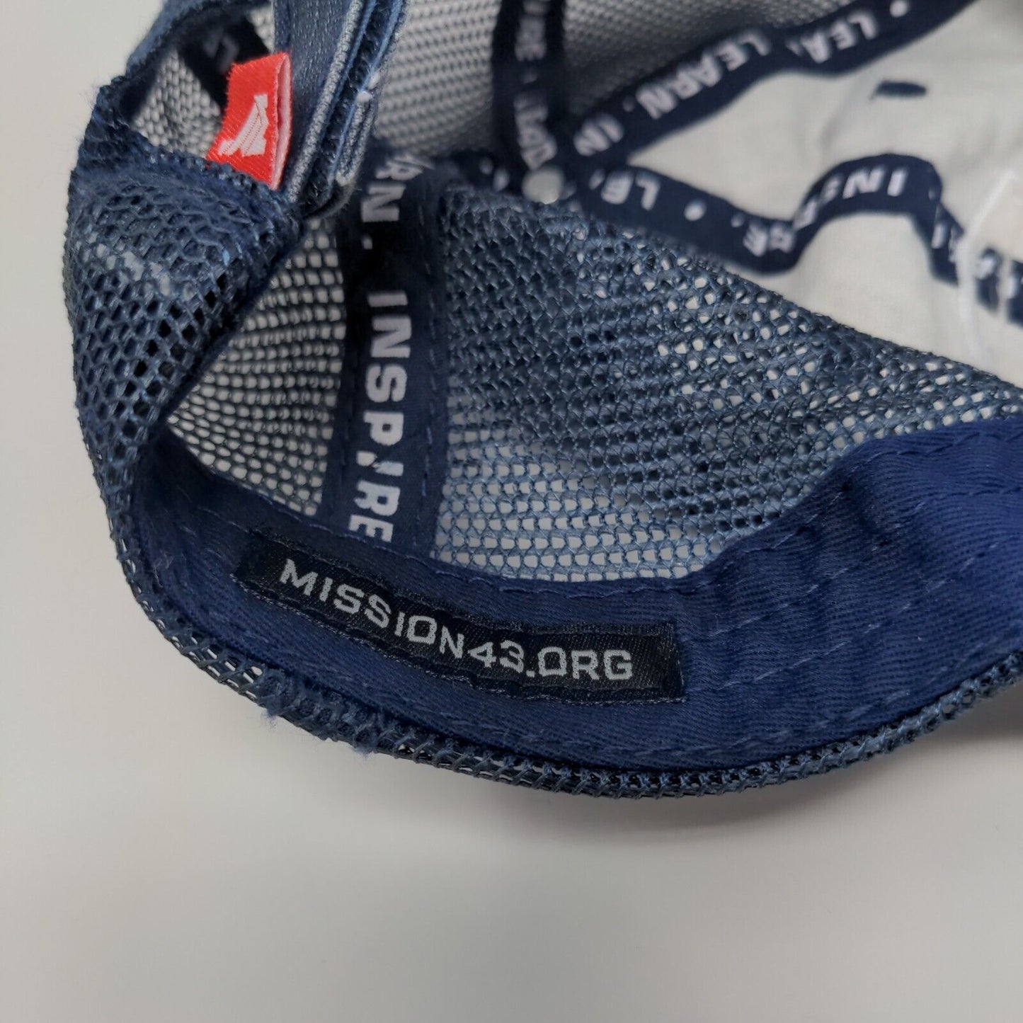Mission43 Idaho USA Strapback Trucker Hat Blue OSFA Mesh Back 6 Panel