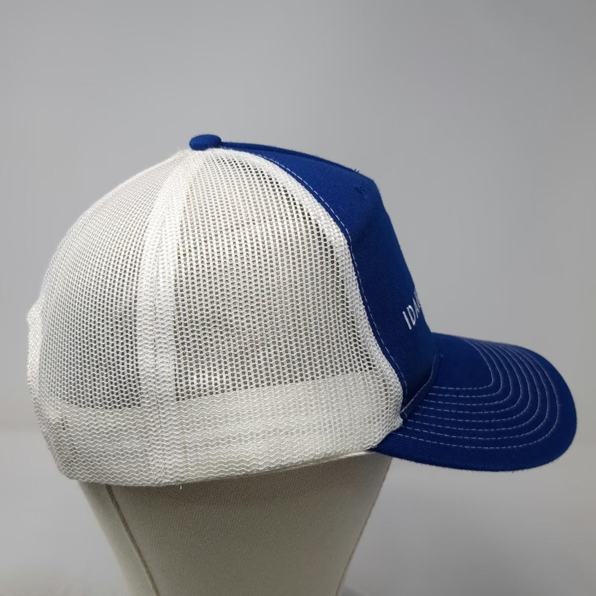Port Authority Trucker Hat Blue One Size Idaho Beach Volleyball Snapback