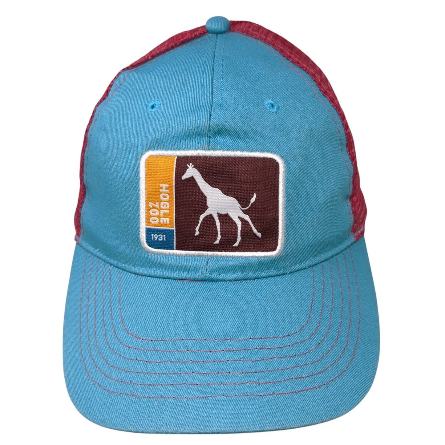 Hoggle Zoo Snapback Mesh Back Trucker Hat Multi One Size Colorblock