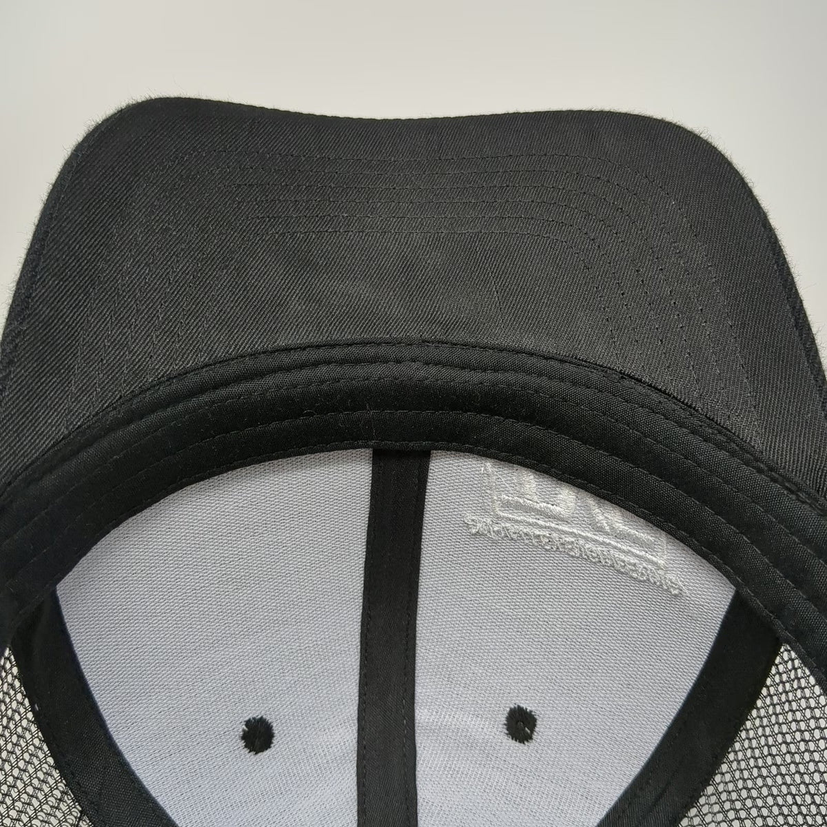 Trucker Hat Black One Size Tri-Valley Engineering TVE Mesh Snapback Structured