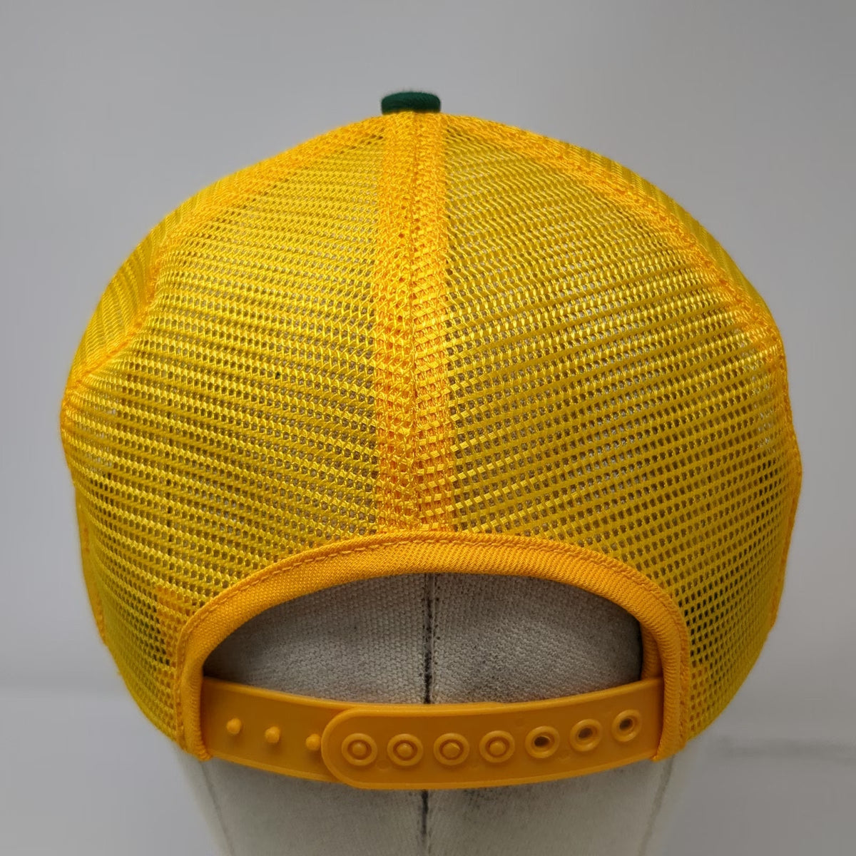 Dekalb Wheat Trucker Hat Yellow Green One Size Mesh Snapback Patch Vintage