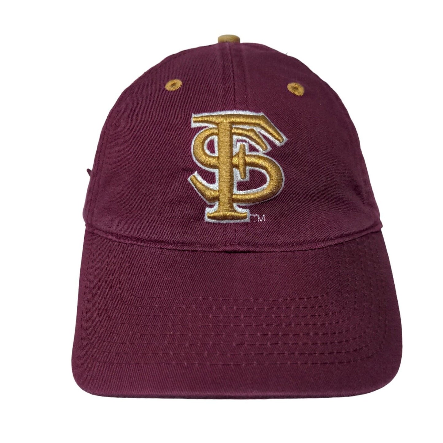 Florida State Men's Slideback Hat Red Burgundy OSFA Embroidered Official NCAA