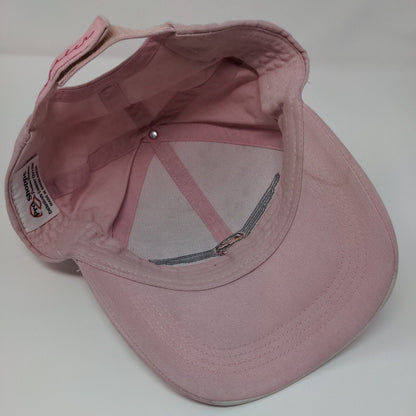 Chrysler Strapback Hat Pink OSFA Adjustable Embroidered Vent Holes