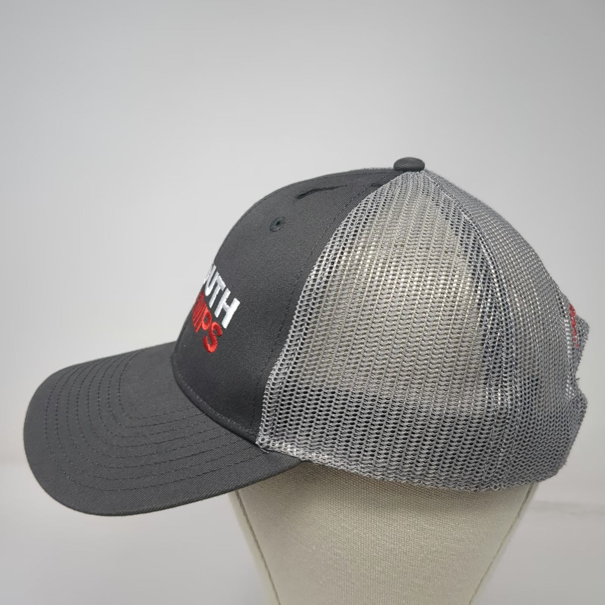 The Game Trucker Hat Gray One Size Youth Camps Rodeo Starts Here Snapback