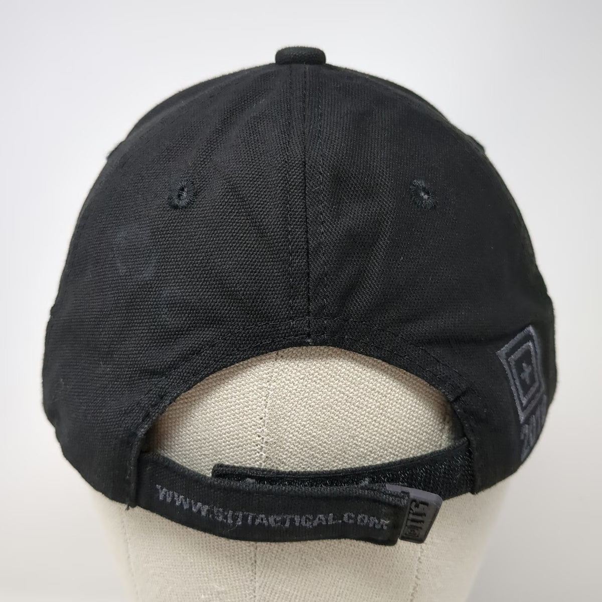 5.11 Tactical Baseball Cap Black One Size Strapback Cotton Embroidered Logo Hat